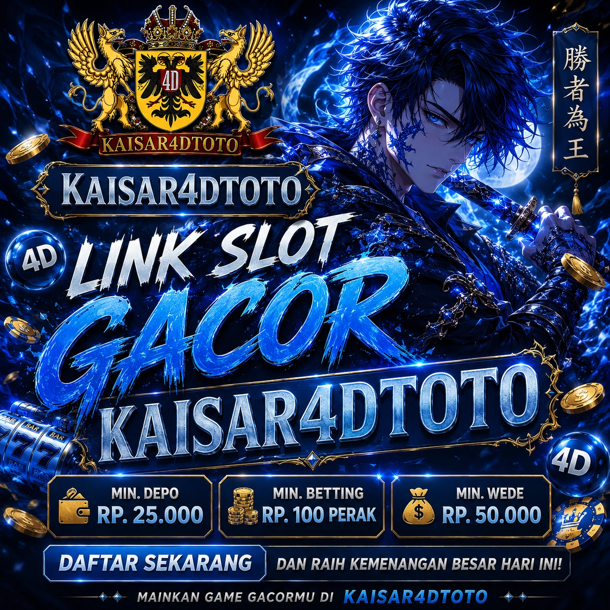 KAISAR4DTOTO Slot Gacor Online Terpercaya